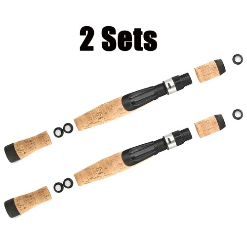 Spinning fishing rod handle - 2x,
