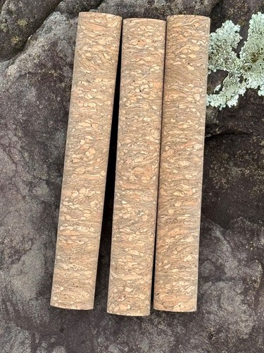 Cork handle brown burl 8 - cork, burl,